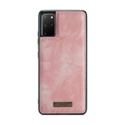 For Samsung Galaxy S20 Ultra CaseMe Detachable Multifunctional Horizontal Flip Leather Case, with Card Slot & Holder & Zipper Wallet & Photo Frame (Pink)