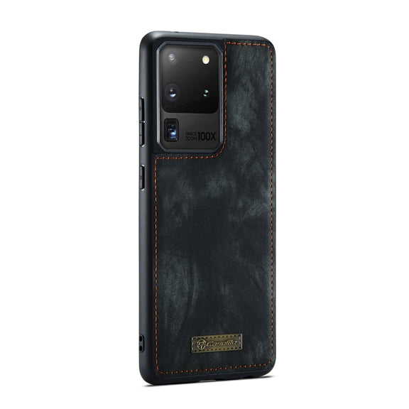 For Galaxy S20 Plus CaseMe Detachable Multifunctional Horizontal Flip Leather Case, with Card Slot & Holder & Zipper Wallet & Photo Frame(Black)