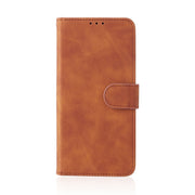 For Ulefone Armor X10 Skin Feel Magnetic Flip Leather Phone Case(Brown)