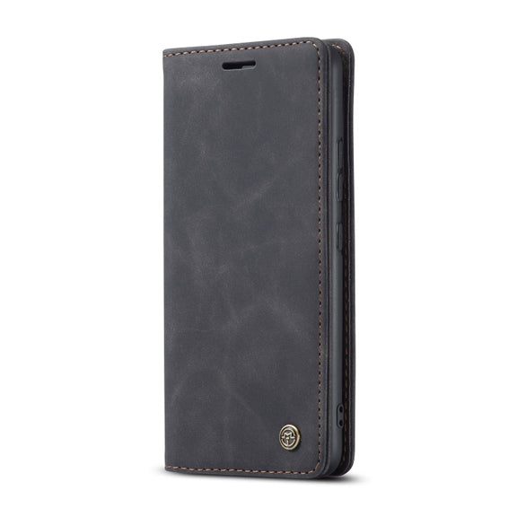 For Galaxy A91 / S10 Lite CaseMe Multifunctional Horizontal Flip Leather Case, with Card Slot & Holder & Wallet(Black)