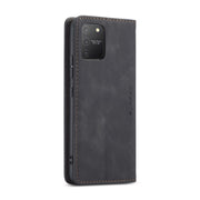 For Galaxy A91 / S10 Lite CaseMe Multifunctional Horizontal Flip Leather Case, with Card Slot & Holder & Wallet(Black)