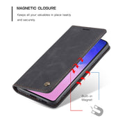 For Galaxy A91 / S10 Lite CaseMe Multifunctional Horizontal Flip Leather Case, with Card Slot & Holder & Wallet(Black)
