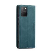 For Galaxy A91 / S10 Lite CaseMe Multifunctional Horizontal Flip Leather Case, with Card Slot & Holder & Wallet(Blue)