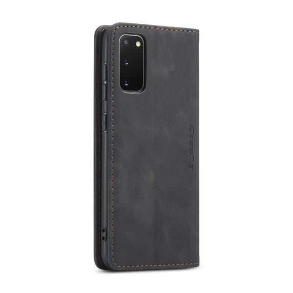 For Galaxy S20 CaseMe Multifunctional Horizontal Flip Leather Case, with Card Slot & Holder & Wallet(Black)