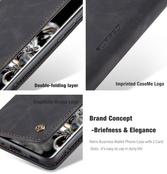 For Galaxy S20 CaseMe Multifunctional Horizontal Flip Leather Case, with Card Slot & Holder & Wallet(Black)