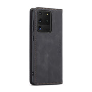 For Galaxy S20 Ultra CaseMe Multifunctional Horizontal Flip Leather Case, with Card Slot & Holder & Wallet(Black)