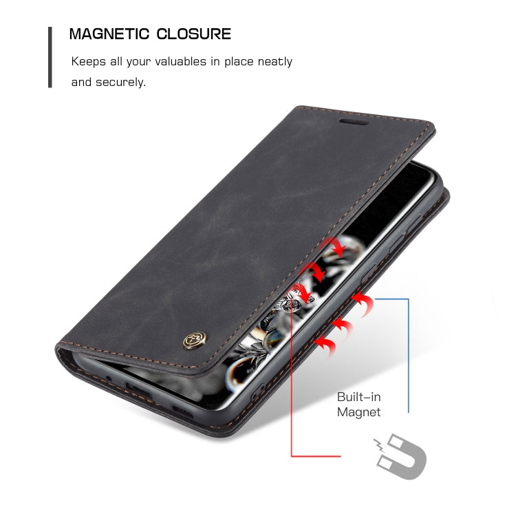 For Galaxy S20 Ultra CaseMe Multifunctional Horizontal Flip Leather Case, with Card Slot & Holder & Wallet(Black)