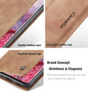 For Galaxy S20 Ultra CaseMe Multifunctional Horizontal Flip Leather Case, with Card Slot & Holder & Wallet(Brown)