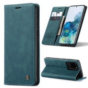 For Galaxy S20 Ultra CaseMe Multifunctional Horizontal Flip Leather Case, with Card Slot & Holder & Wallet(Blue)