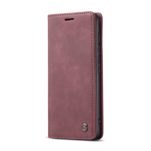 For Galaxy S20 Ultra CaseMe Multifunctional Horizontal Flip Leather Case, with Card Slot & Holder & Wallet(Wine Red)
