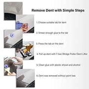 D3 96 in 1 Car Paintless Dent Dings Repair Lifter Tools Kit, Plug Type:US Plug