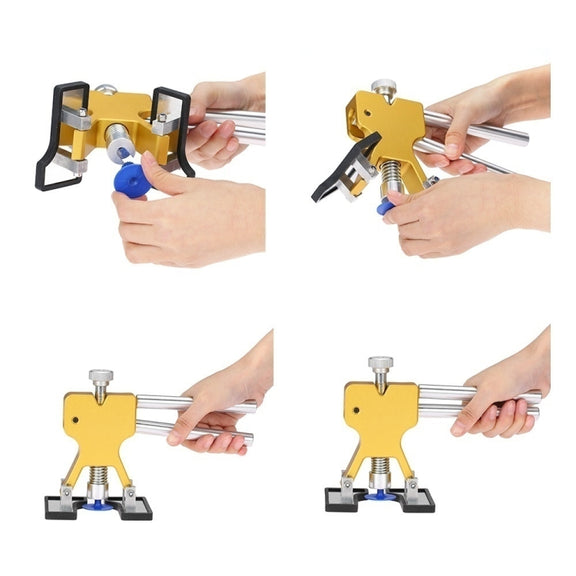 D6 44 in 1 Car Paintless Dent Dings Repair Lifter Tools Kit, Plug Type:UK Plug