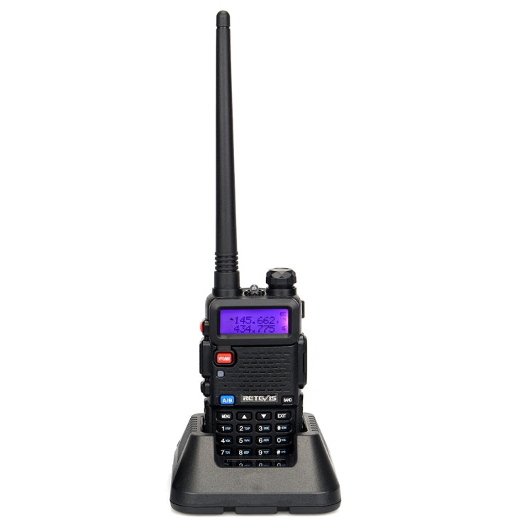 RETEVIS RT5R EU Frequency 144-146MHz & 430-440MHz Handheld Two Way Radio Walkie Talkie(Black) - free shipping - PMC TechLife - Order now!