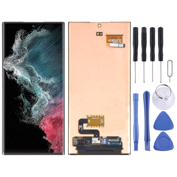 Original Super AMOLED LCD Screen For Samsung Galaxy S22 Ultra 5G SM-S908B with Digitizer Full Assembly - free shipping - PMC TechLife - Order now!