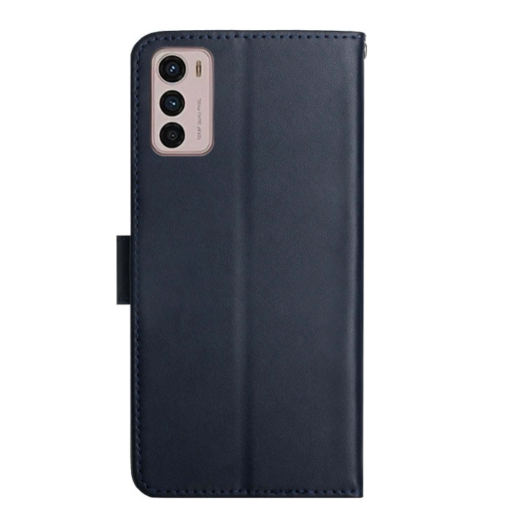 For Motorola Moto G42 Genuine Leather Fingerprint-proof Horizontal Flip Phone Case(Blue) - free shipping - PMC TechLife - Order now!
