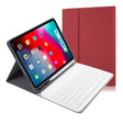 RK11 Cloth Texture Detachable Magnetic Bluetooth Keyboard Horizontal Flip Leather Tablet Case for iPad Pro 11 2020 / 2018 with Holder & Pen Slot(Red) - For iPad Pro by PMC TechLife | Online Shopping South Africa | PMC TechLife