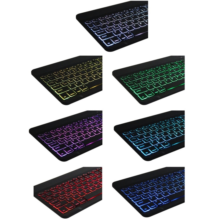 RK11D Backlight Cloth Texture Detachable Magnetic Bluetooth Keyboard Horizontal Flip Leather Tablet Case for iPad Pro 11 2020 / 2018 with Holder & Pen Slot(Blue) - For iPad Pro by PMC TechLife | Online Shopping South Africa | PMC TechLife