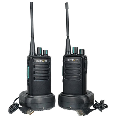 1 Pair RETEVIS RB29 FRS Free-license Two Way Radio Walkie Talkie(Black) - free shipping - PMC Jewellery - Order now!