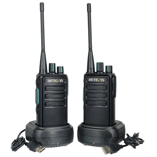 1 Pair RETEVIS RB29 FRS Free-license Two Way Radio Walkie Talkie(Black) - free shipping - PMC Jewellery - Order now!