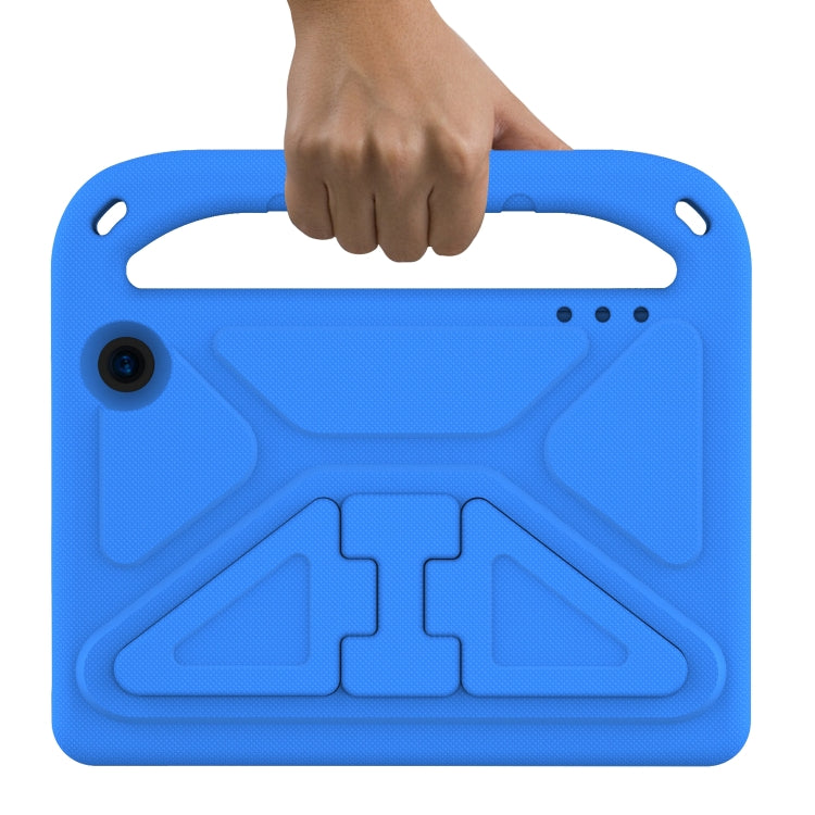 For Amazon Fire 7 2022 Handle EVA Shockproof Tablet Case with Triangle Holder(Blue) - Amazon by PMC TechLife | Online Shopping South Africa | PMC TechLife | Buy Now Pay Later Mobicred