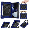 For OPPO Pad Armor Contrast Color Silicone + PC Tablet Case(Navy Blue) - OPPO by PMC TechLife | Online Shopping South Africa | PMC TechLife | Buy Now Pay Later Mobicred