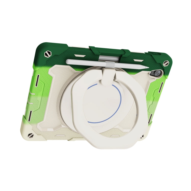 For OPPO Pad Armor Contrast Color Silicone + PC Tablet Case(Colorful Green) - OPPO by PMC TechLife | Online Shopping South Africa | PMC TechLife | Buy Now Pay Later Mobicred