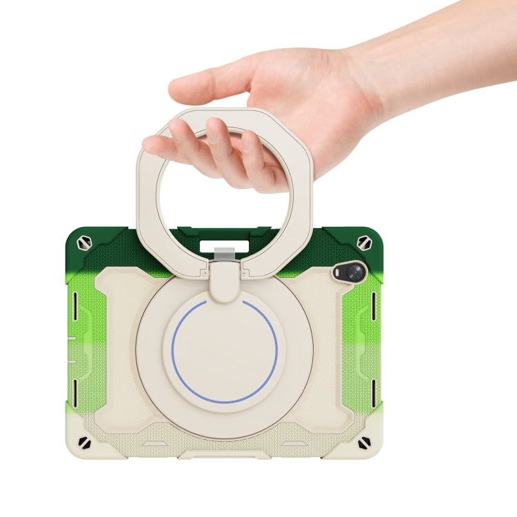 For OPPO Pad Armor Contrast Color Silicone + PC Tablet Case(Colorful Green) - OPPO by PMC TechLife | Online Shopping South Africa | PMC TechLife | Buy Now Pay Later Mobicred