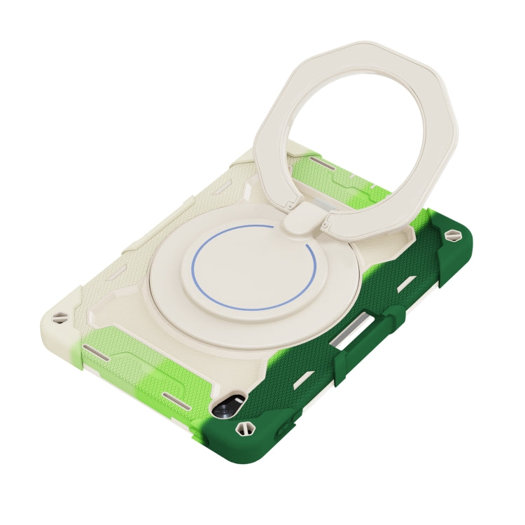 For OPPO Pad Armor Contrast Color Silicone + PC Tablet Case(Colorful Green) - OPPO by PMC TechLife | Online Shopping South Africa | PMC TechLife | Buy Now Pay Later Mobicred