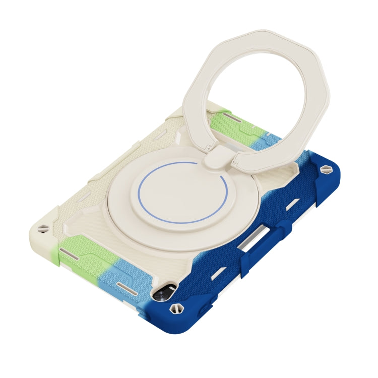 For OPPO Pad Armor Contrast Color Silicone + PC Tablet Case(Colorful Blue) - free shipping - PMC TechLife - Order now!