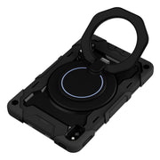 For Huawei MatePad 10.4 Armor Contrast Color Silicone + PC Tablet Case(Black)