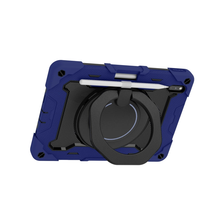 For Huawei Matepad Pro 10.8 Armor Contrast Color Silicone + PC Tablet Case(Navy Blue) - Huawei by PMC TechLife | Online Shopping South Africa | PMC TechLife | Buy Now Pay Later Mobicred