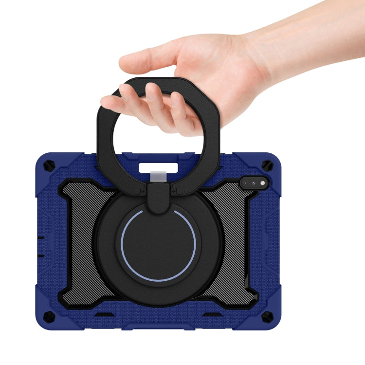For Huawei Matepad Pro 10.8 Armor Contrast Color Silicone + PC Tablet Case(Navy Blue) - Huawei by PMC TechLife | Online Shopping South Africa | PMC TechLife | Buy Now Pay Later Mobicred