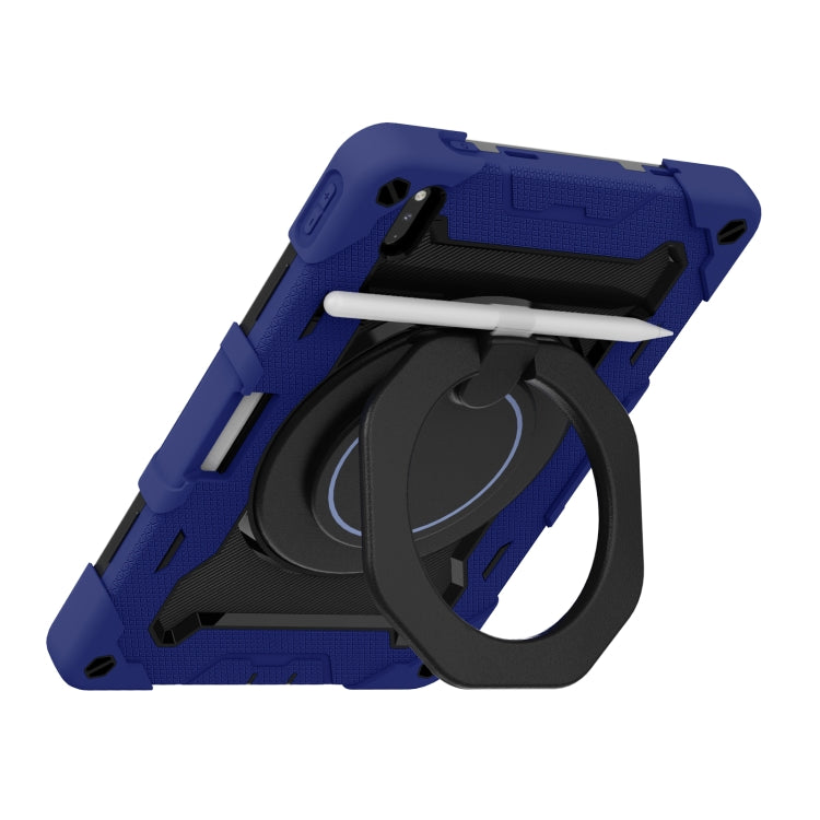 For Huawei Matepad Pro 10.8 Armor Contrast Color Silicone + PC Tablet Case(Navy Blue)