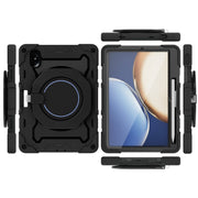 For Honor Tablet V7 Pro Armor Contrast Color Silicone + PC Tablet Case(Black)