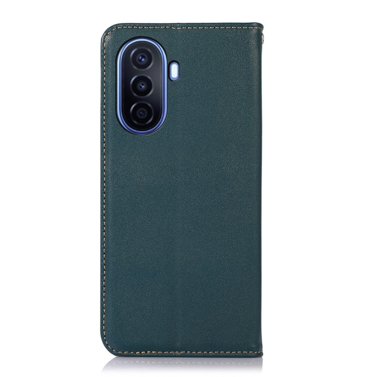 For Huawei Enjoy 50 CN / nova Y70 Plus / Y70 4G CN KHAZNEH Nappa Top Layer Cowhide Leather Phone Case(Green) - free shipping - PMC TechLife - Order now!