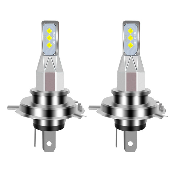 1 Pair H4 DC 12V-24V 12W 1800LM Car LED Fog Light(Yellow Light)
