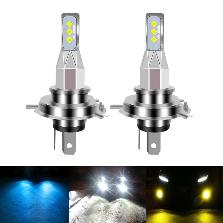 1 Pair H4 DC 12V-24V 12W 1800LM Car LED Fog Light(Ice Blue Light) - free shipping - PMC TechLife - Order now!
