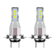 1 Pair H7 DC 12V-24V 12W 1800LM Car LED Fog Light(Yellow Light)