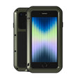 For iPhone SE 2022 / SE 2020 / 8 / 7 LOVE MEI Metal Shockproof Life Waterproof Dustproof Protective Phone Case with Glass (Army Green) - iPhone SE 2022 / 2020 / 8 / 7 Cases by LOVE MEI | Online Shopping South Africa | PMC TechLife | Buy Now Pay Later Mobicred