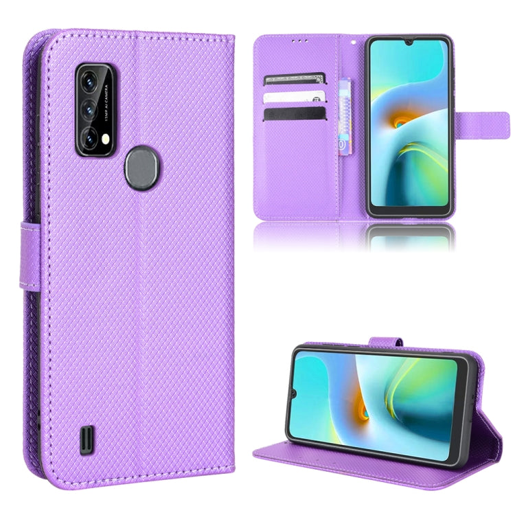 For Blackview A50 Diamond Texture Leather Phone Case(Purple) - free shipping - PMC TechLife - Order now!