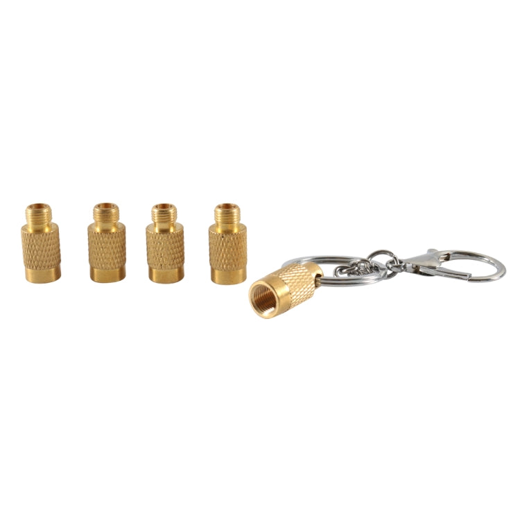A6605 Offroad Vehicles 4 in 1 Brass Tire Deflation Tool Tire Exhaust Valve - Tire Valve Caps by PMC Jewellery | Online Shopping South Africa | PMC Jewellery | Buy Now Pay Later Mobicred