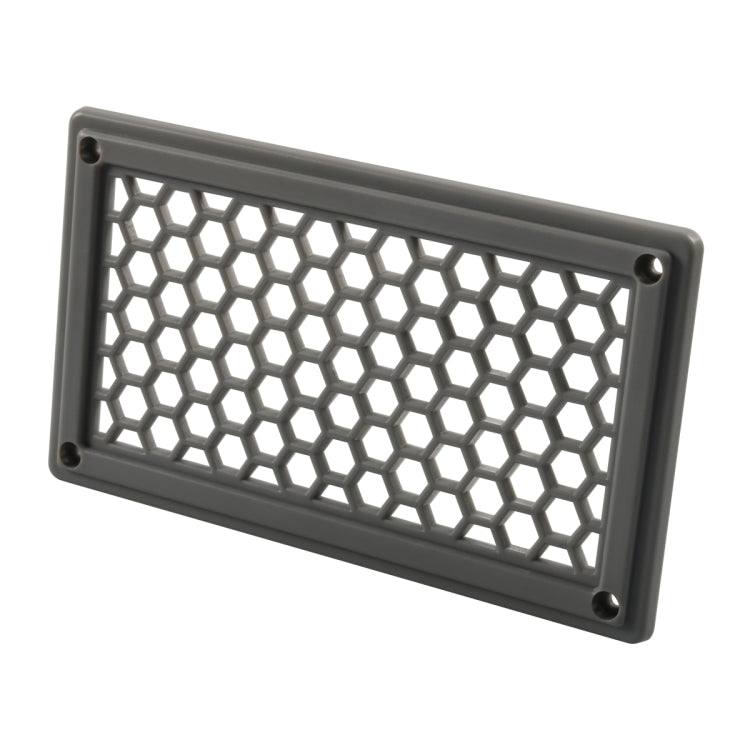 A6790 198x114mm Grey Rectangle Louvered Ventilation Plastic Venting Panel Cover - Air Conditioning System by PMC TechLife | Online Shopping South Africa | PMC TechLife | Buy Now Pay Later Mobicred