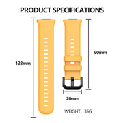 For Huawei Watch Fit 2 Solid Color Silicone Watch Band (White)