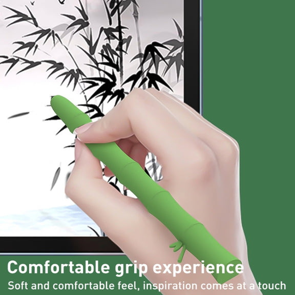 For Samsung Galaxy Tab S7/S7+/S8/S8+ LOVE MEI Bamboo Liquid Silicone Gel Stylus Pen Protective Case(Dark Green)