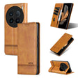 For vivo X100 Ultra AZNS Magnetic Calf Texture Leather Phone Case(Light Brown) - free shipping - PMC Jewellery - Order now!