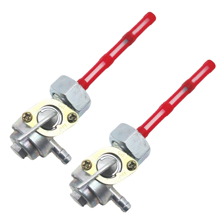 2 PCS Motorcycle Fuel Tap Valve Petcock Fuel Tank Gas Switch for Honda CB400/CB500/CB550/CB750(Red) - Replacement Parts by PMC TechLife | Online Shopping South Africa | PMC TechLife | Buy Now Pay Later Mobicred
