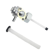 2 PCS Motorcycle Fuel Tap Valve Petcock Fuel Tank Gas Switch for Honda CB400/CB500/CB550/CB750(White)