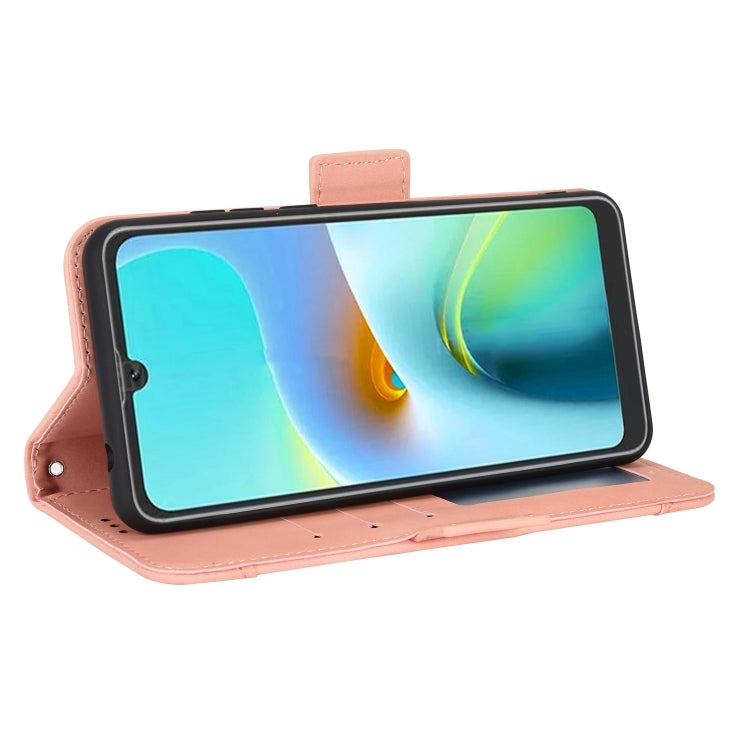 For Blackview A50 Skin Feel Calf Pattern Leather Phone Case(Pink) - More Brand by PMC TechLife | Online Shopping South Africa | PMC TechLife