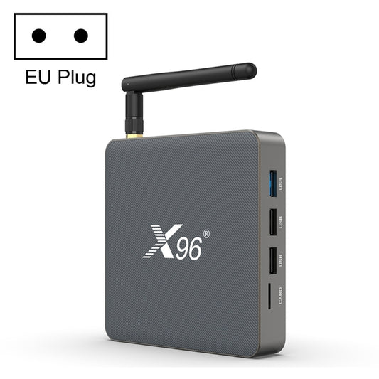 X96 X6 8K Smart TV BOX Android 11.0 Media Player, RK3566 Quad Core ARM Cortex A55, RAM: 8GB, ROM: 128GB, Plug Type:EU Plug - free shipping - PMC Jewellery - Order now!