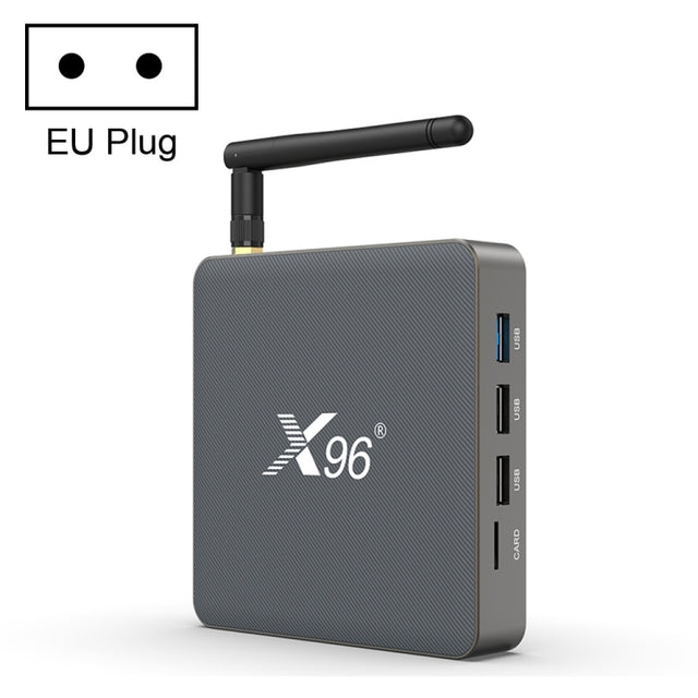 X96 X6 8K Smart TV BOX Android 11.0 Media Player, RK3566 Quad Core ARM Cortex A55, RAM: 8GB, ROM: 128GB, Plug Type:EU Plug
